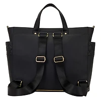 Black Convertible Tote Bag 