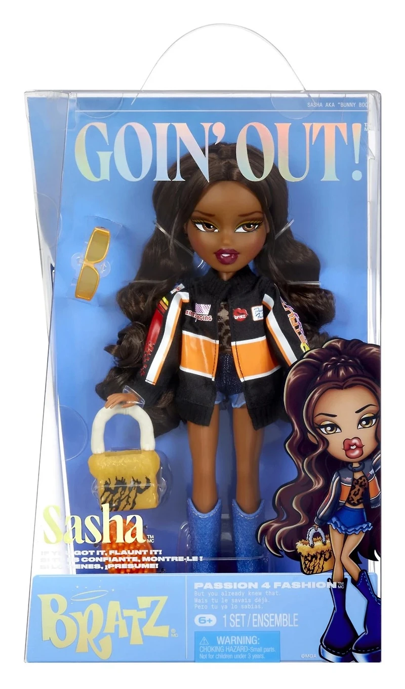 Bratz Goin’ Out! Sasha Fashion Doll with Accessories 