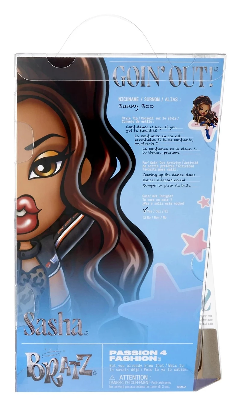 Bratz Goin’ Out! Sasha Fashion Doll with Accessories 