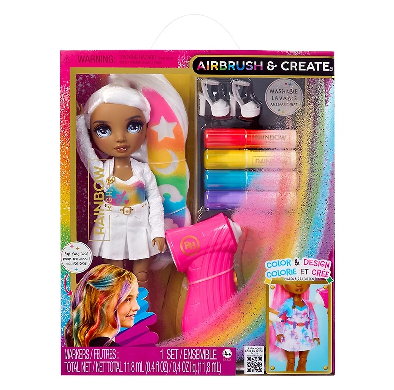 Rainbow High Air Brush & Create DIY Fashion Doll Assorted – One Variation Chosen at Random