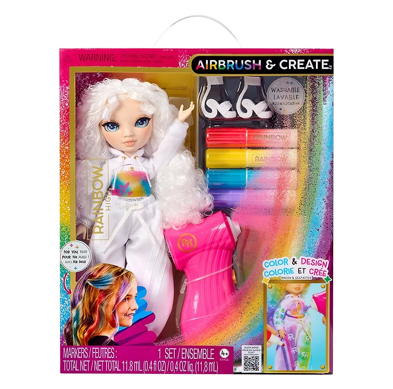 Rainbow High Air Brush & Create DIY Fashion Doll Assorted – One Variation Chosen at Random