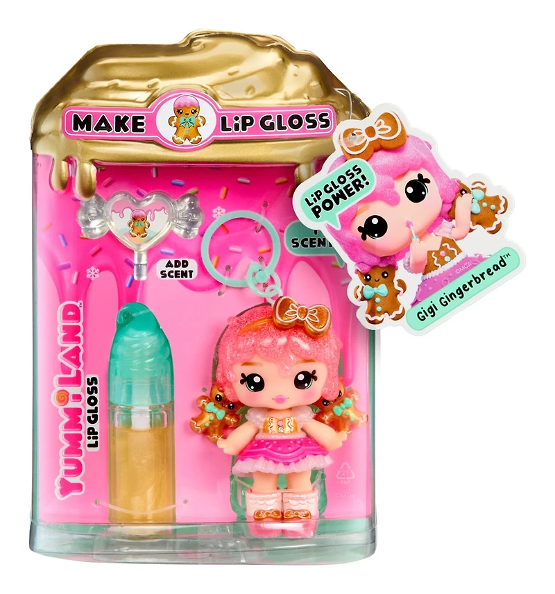 Yummiland Holiday Lipgloss Doll – One Variation Chosen at Random