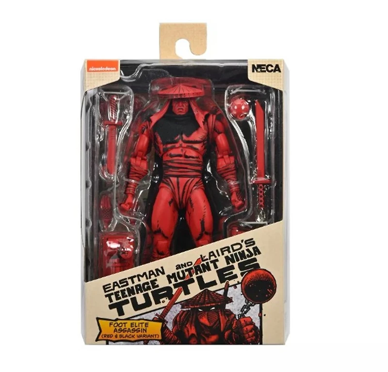 The Teenage Mutant Ninja Turtles Foot Elite Assassin Red & Black Action Figure 