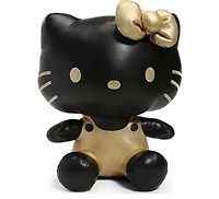 Hello Kitty Premium Pleather Black& Gold Plush 