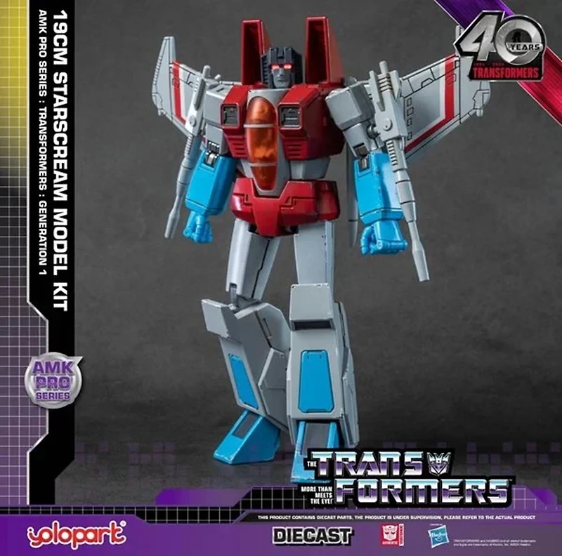 Yolopark - Transformers: Chapter 3 - Starscream G1 8-Inch (19 Cm) Pro Amk Advanced Model Kit