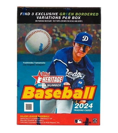2024 Topps Heritage High Number Baseball Blaster Box 