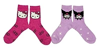 Hello Kitty: Kuro Cozy Boot Socks – 2 Pack