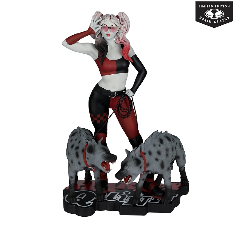 DC Direct Harley Quinn by Jenny Frison (Harley Quinn: Red, White & Black) 1:10 Scale Resin Statue 