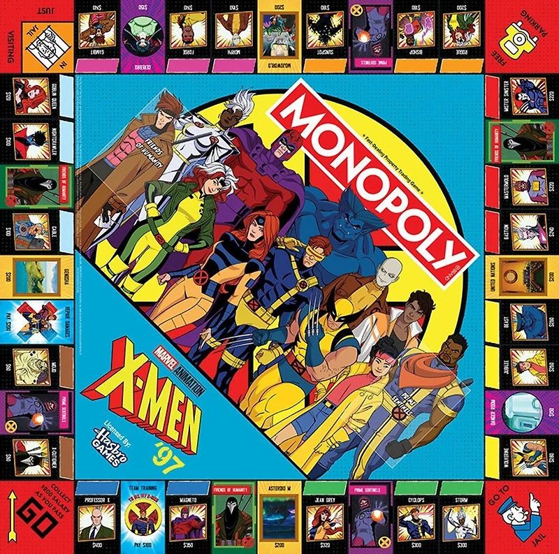X-Men '97 Monopoly 