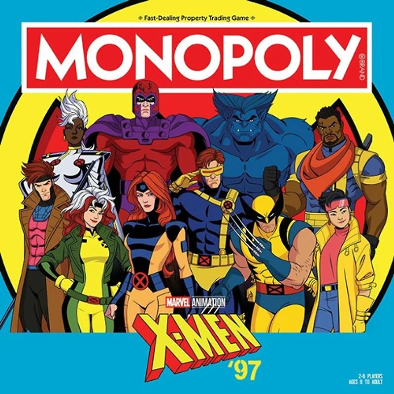 X-Men '97 Monopoly 