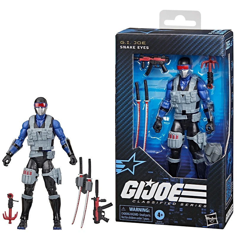 G.I. Joe Classified Series #165, Snake Eyes Action Figure 