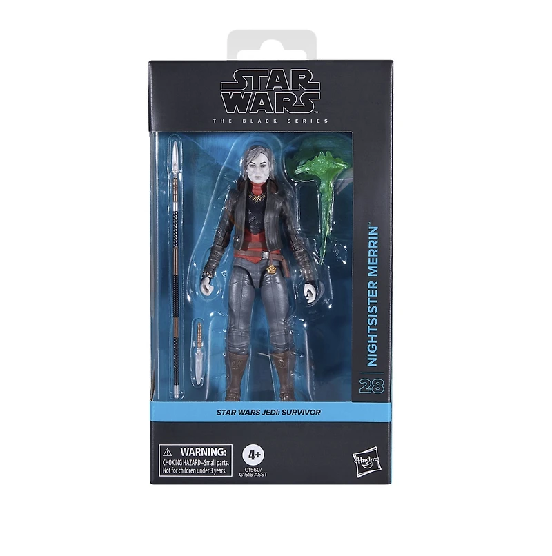 Star Wars The Black Series Nightsister Merrin, Star Wars Jedi: Survivor Collectible Action Figure 