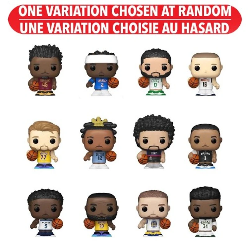 NBA - Bitty Pop! Blind Bag Assortment – One Variation Chosen at Random