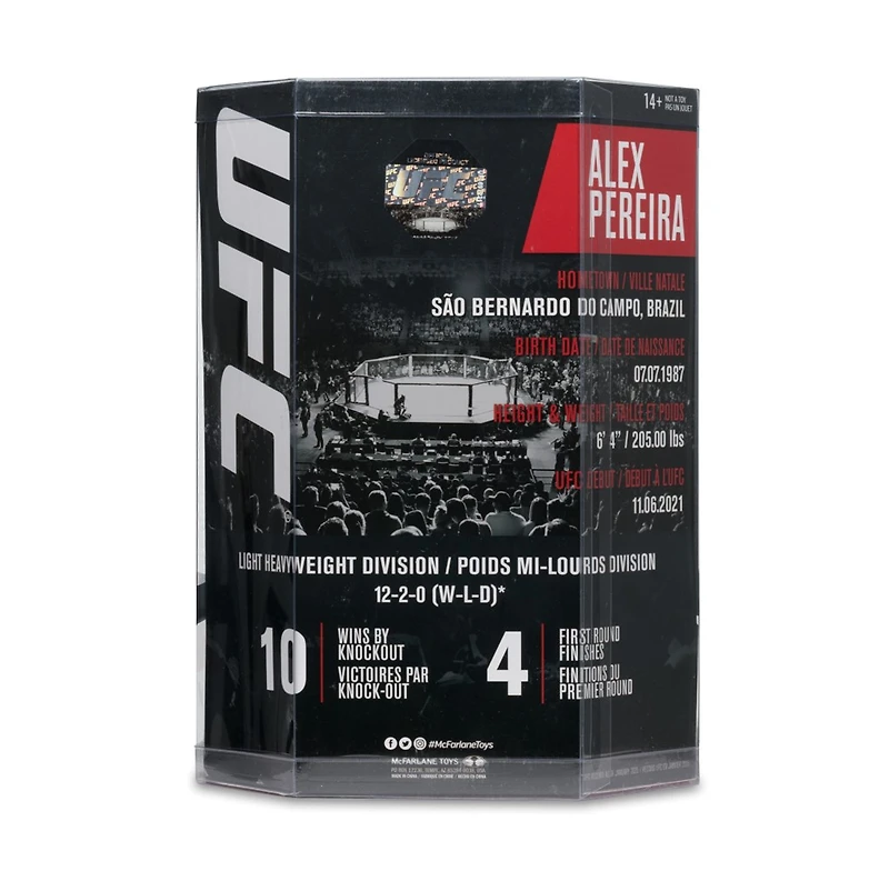 UFC Alex Pereira 7-Inch Posed Figure Gold Label McFarlane's SportsPicks 