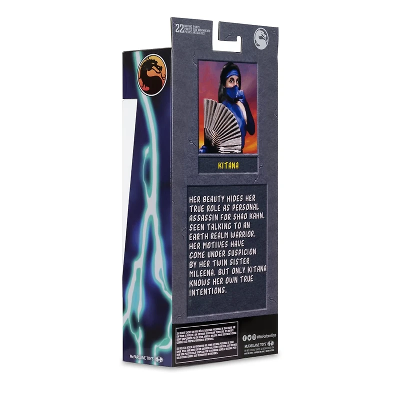Mortal Kombat Klassics Kitana 7-Inch Action Figure Red Platinum Edition 