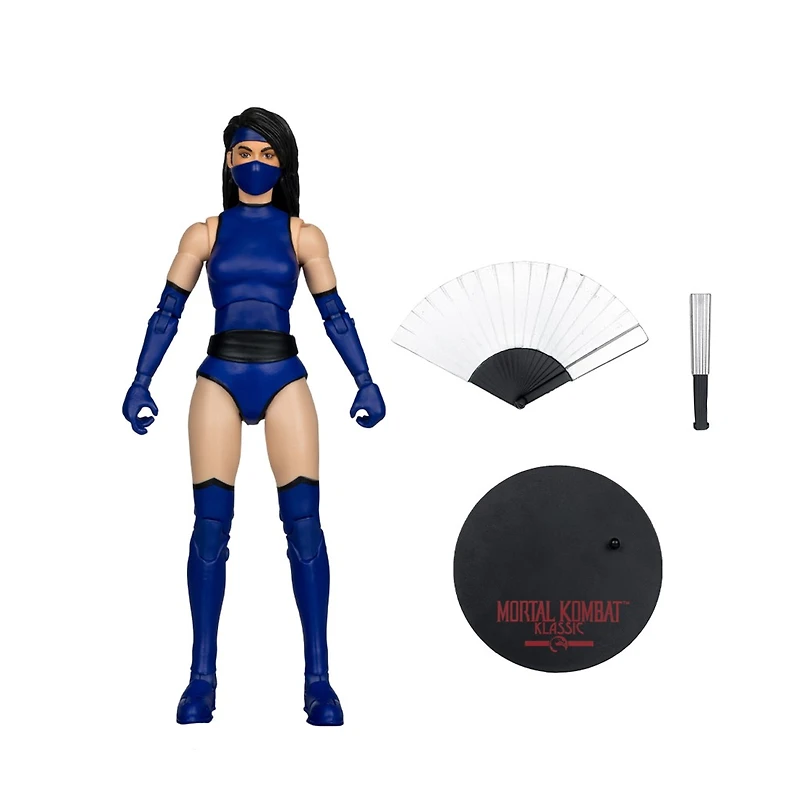 Mortal Kombat Klassics Kitana 7-Inch Action Figure Red Platinum Edition 