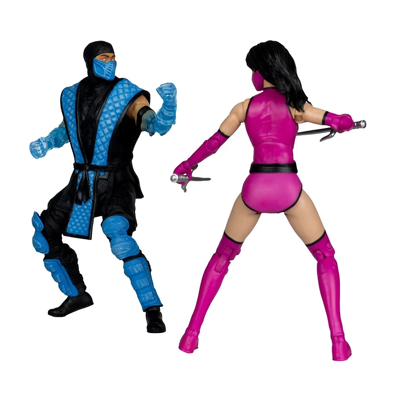 Mortal Kombat Klassics Sub-Zero vs Mileena 7-Inch Action Figure Deluxe 2-Pack 