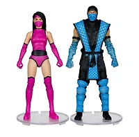 Mortal Kombat Klassics Sub-Zero vs Mileena 7-Inch Action Figure Deluxe 2-Pack 