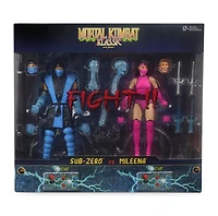 Mortal Kombat Klassics Sub-Zero vs Mileena 7-Inch Action Figure Deluxe 2-Pack 