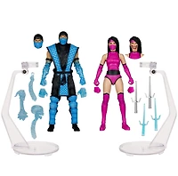 Mortal Kombat Klassics Sub-Zero vs Mileena 7-Inch Action Figure Deluxe 2-Pack 