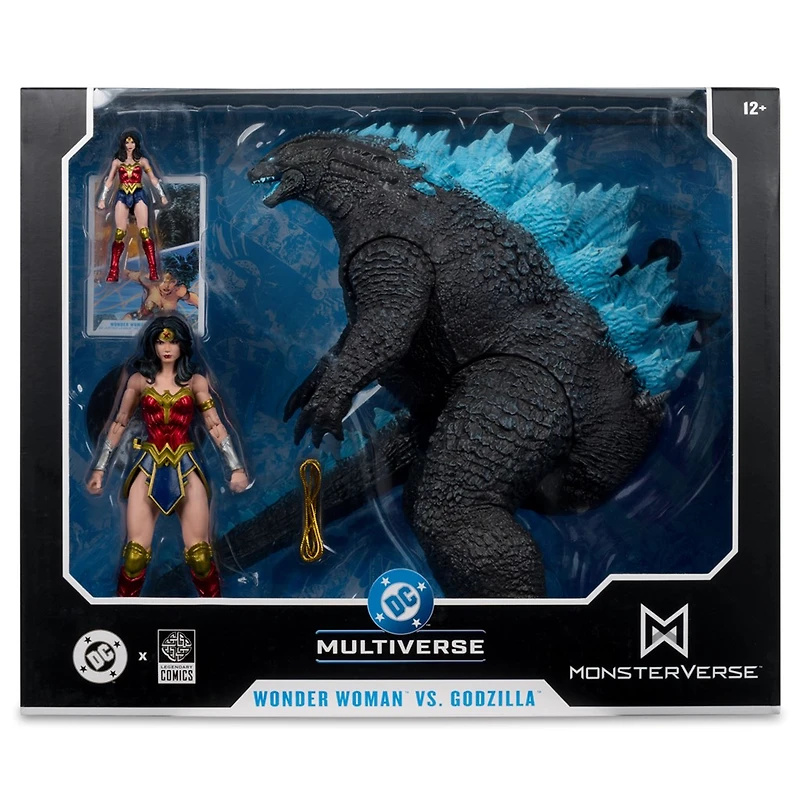 DC Multiverse Wonder Woman vs. Godzilla (Justice League vs. Godzilla vs. Kong) 2 Pack 