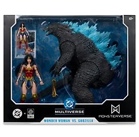 DC Multiverse Wonder Woman vs. Godzilla (Justice League vs. Godzilla vs. Kong) 2 Pack 