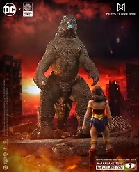DC Multiverse Wonder Woman vs. Godzilla (Justice League vs. Godzilla vs. Kong) 2 Pack 