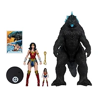 DC Multiverse Wonder Woman vs. Godzilla (Justice League vs. Godzilla vs. Kong) 2 Pack 