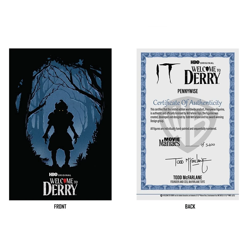 Pennywise (Welcome to Derry) (Flashback) 6-Inch Posed Figure 