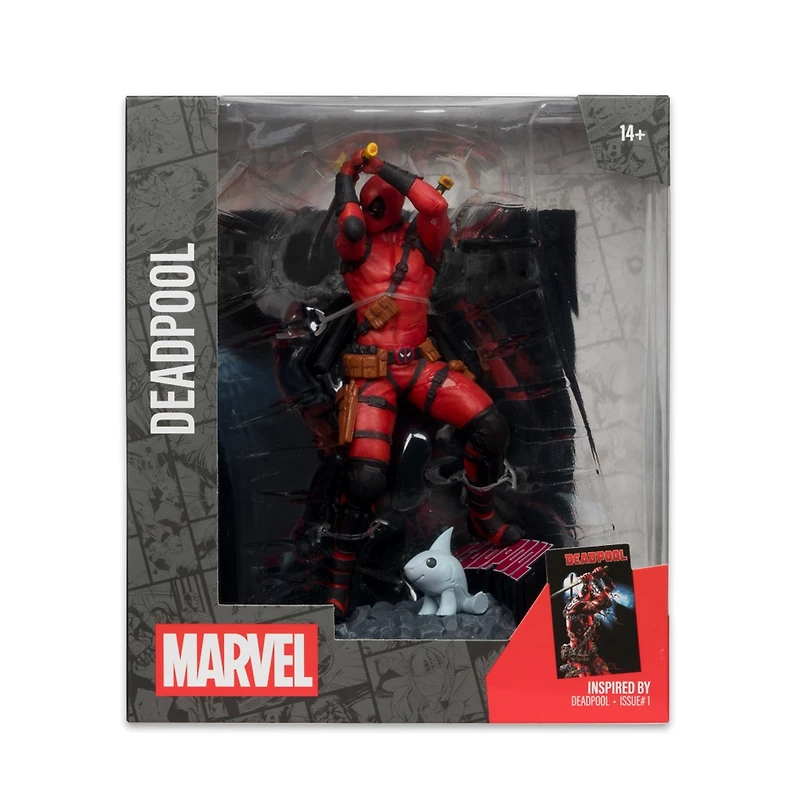 Marvel Deadpool 1:10th Scale Collectible with Scene (Deadpool #1) 