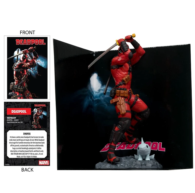 Marvel Deadpool 1:10th Scale Collectible with Scene (Deadpool #1) 