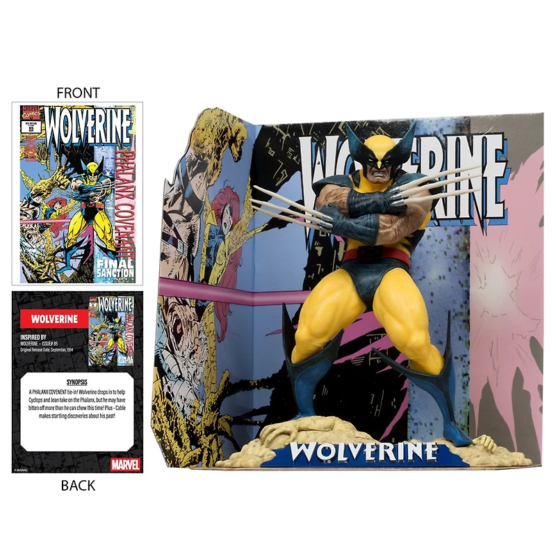 Marvel Wolverine 1:10th Scale Collectible with Scene (Wolverine #85) 