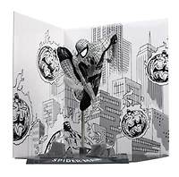 Marvel Spider-Man (Line Art) 1:10th Scale Collectible with Scene (Spider-Man #6) Gold Label 