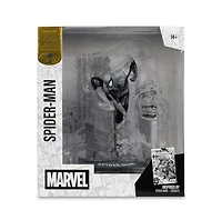 Marvel Spider-Man (Line Art) 1:10th Scale Collectible with Scene (Spider-Man #6) Gold Label 