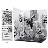 Marvel Spider-Man (Line Art) 1:10th Scale Collectible with Scene (Spider-Man #6) Gold Label 