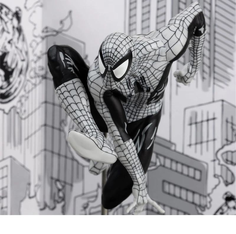 Marvel Spider-Man (Line Art) 1:10th Scale Collectible with Scene (Spider-Man #6) Gold Label 