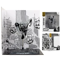 Marvel Spider-Man (Line Art) 1:10th Scale Collectible with Scene (Spider-Man #6) Gold Label 