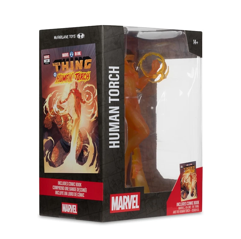 Marvel Human Torch 1:6th Scale Collectible with Scene (Marvel 2-in-One #10) 