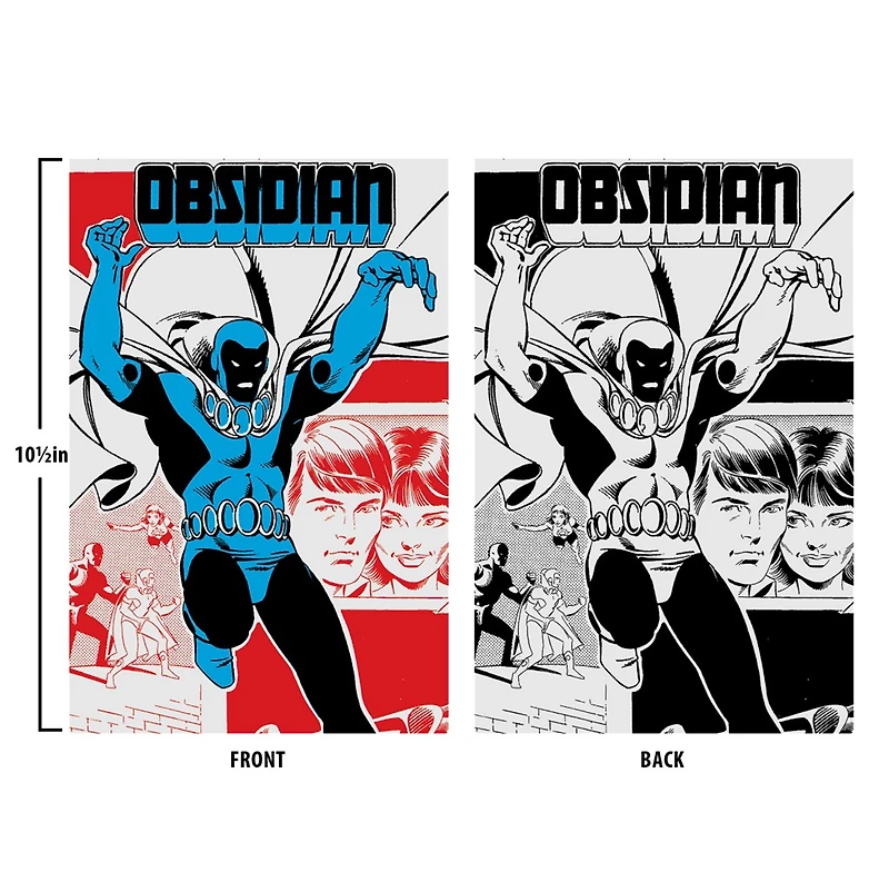 DC Direct Obsidian (Infinity Inc #16) 7-Inch Action Figure with Lithograph Gold Label 