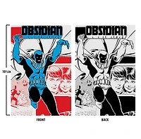 DC Direct Obsidian (Infinity Inc #16) 7-Inch Action Figure with Lithograph Gold Label 
