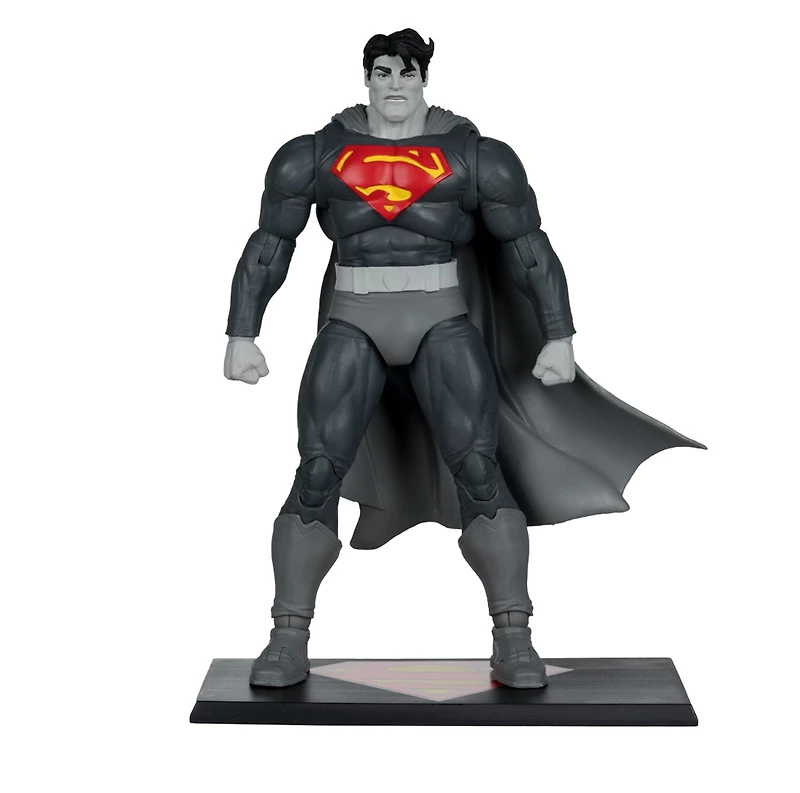 DC Multiverse Superman (The Dark Knight Returns) Black & White Accent Edition Gold Label 7-Inch Action Figure