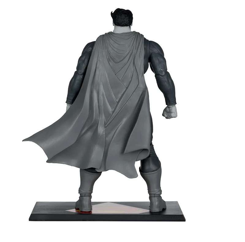 DC Multiverse Superman (The Dark Knight Returns) Black & White Accent Edition Gold Label 7-Inch Action Figure