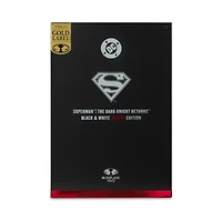 DC Multiverse Superman (The Dark Knight Returns) Black & White Accent Edition Gold Label 7-Inch Action Figure