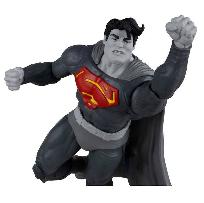 DC Multiverse Superman (The Dark Knight Returns) Black & White Accent Edition Gold Label 7-Inch Action Figure