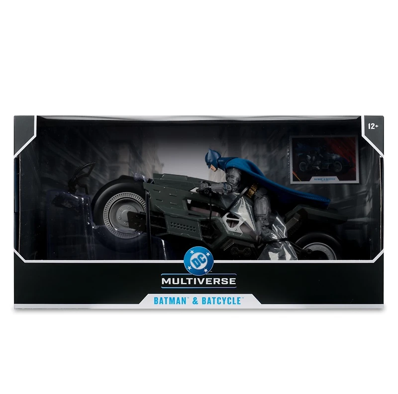 DC Multiverse Batman & Batcycle (The Flash) 7-Inch Action Figure and Vehicle 2 Pack 