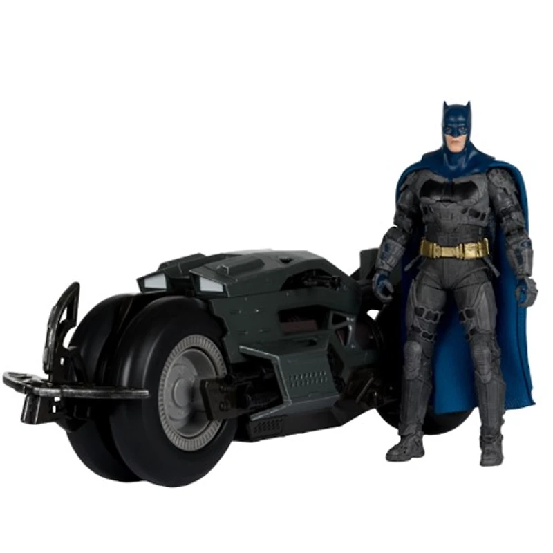 DC Multiverse Batman & Batcycle (The Flash) 7-Inch Action Figure and Vehicle 2 Pack 
