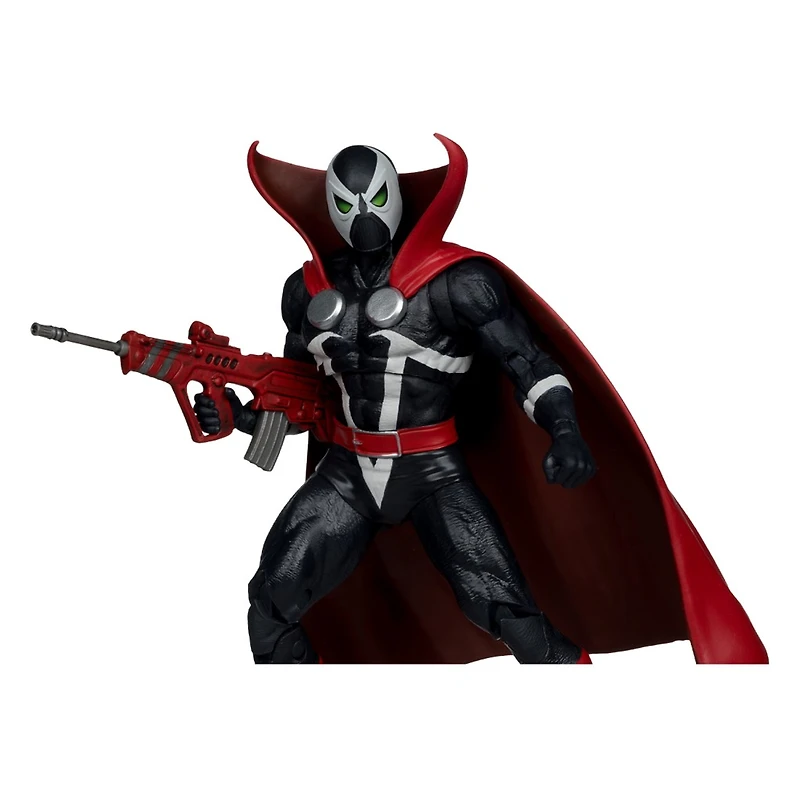 Spawn 77 (Black and Red) 7-Inch Action Figure with Comic and McFarlane Toys Digital Collectible [Red Platinum Edition]