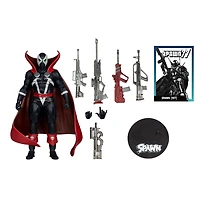 Spawn 77 (Black and Red) 7-Inch Action Figure with Comic and McFarlane Toys Digital Collectible [Red Platinum Edition]