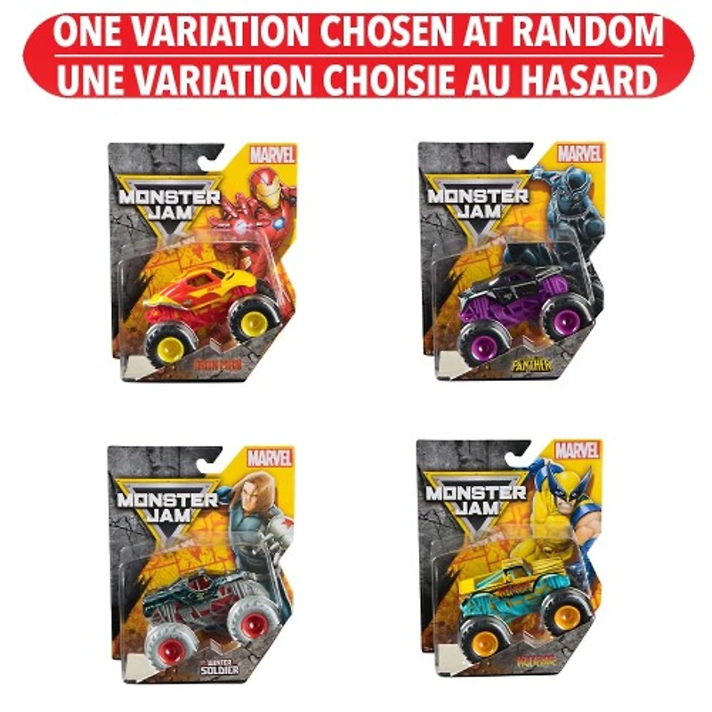 Marvel Monster Jam Single Pack – One Variation Chosen at Random