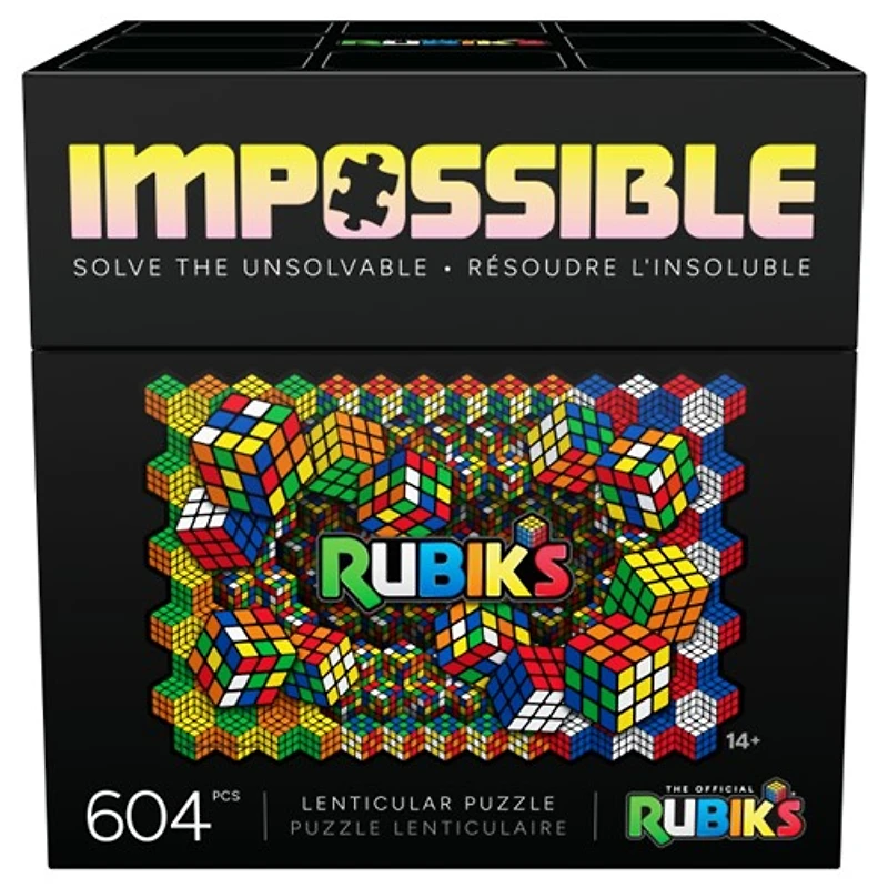 Rubiks: Impossible Lenticular Puzzle 604 PCS 